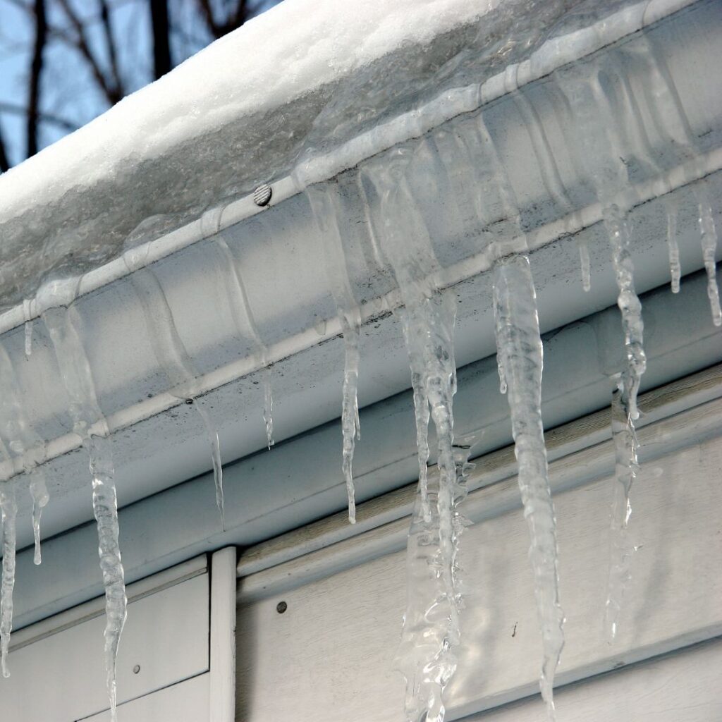 winter heating affects your roof